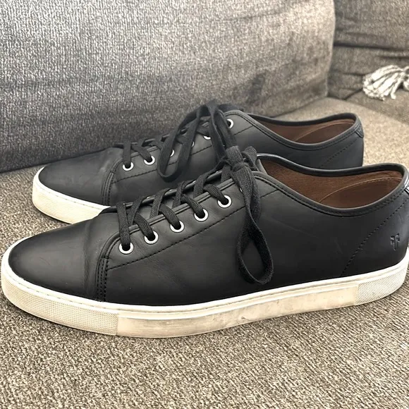 Frye Black RARE Men’s Mercer Leather Low Cut Sneakers Size 12