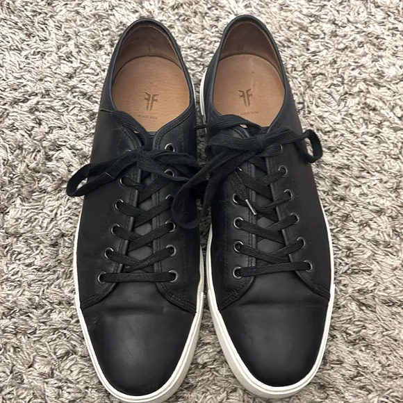 Frye Black RARE Men’s Mercer Leather Low Cut Sneakers Size 12