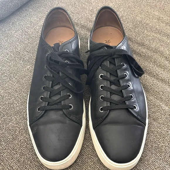 Frye Black RARE Men’s Mercer Leather Low Cut Sneakers Size 12