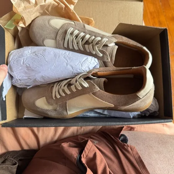 Frye Cooper Trainer Sneakers – Men's Size 11.5 – Ivory – Brand New