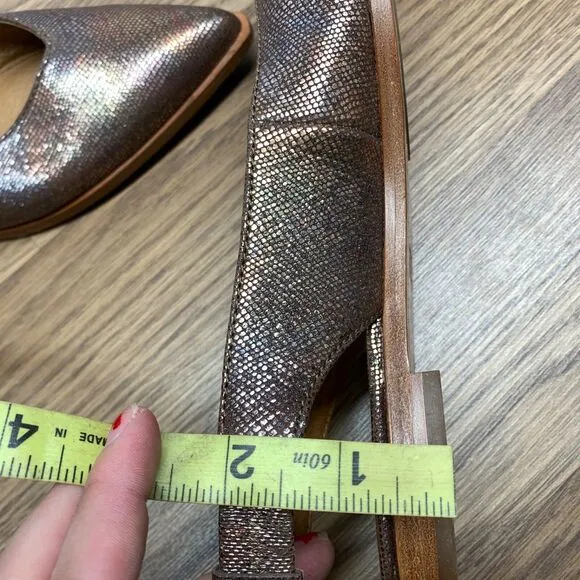 Frye Flats Sandals Women 8M Kenzie Shoes Leather Slingback Slip On Comfort