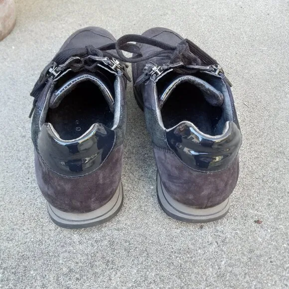 Gabor Dames Mixed Material Sneaker Size 6