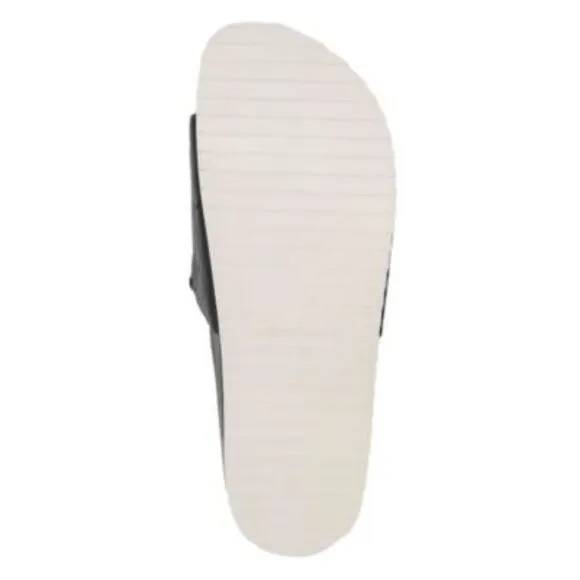 GENTLE SOULS KENNETH COLE Mens Black Montauk Platform Slide Sandals Shoes 9