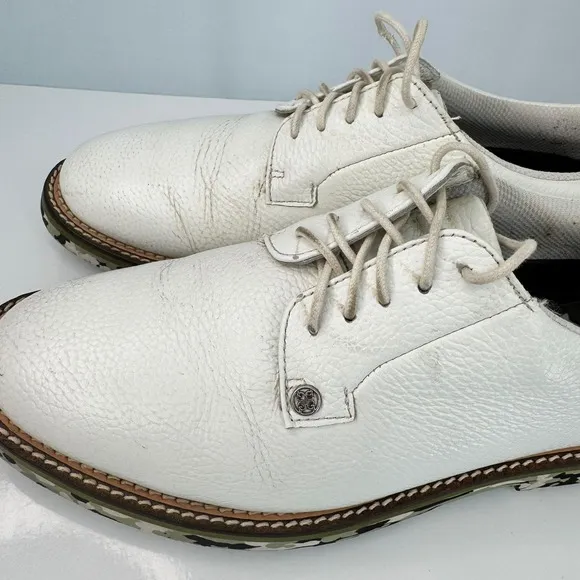 G/Fore Mens Gallivanter Leather White Golf Shoes Sport Sz 9 Style G4MS21EF02
