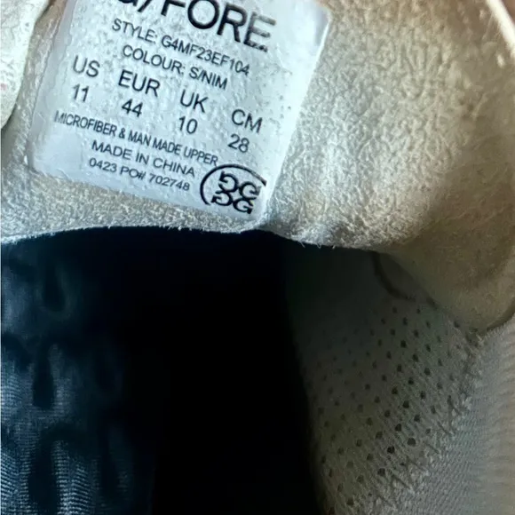 G/FORE ~ Men’s Size 11 ~ White G.112 ~  Spikeless Golf Shoe Sneakers