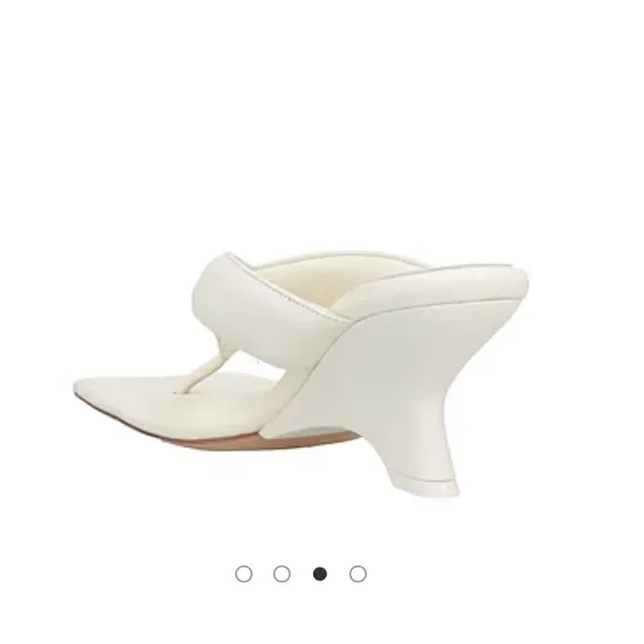 Gia Borghini White Heeled Sandals