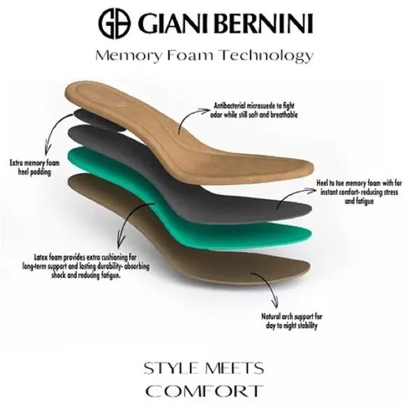 GIANI BERNINI Adonnys Memory-Foam Dress Boots (WIDE CALF)
