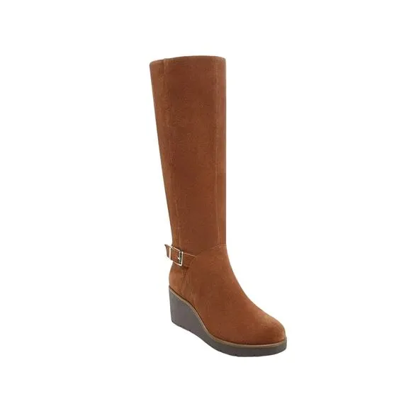 Giani Bernini Women’s Atlinaa Wedge Riding Boots Brown Size 8 1/2