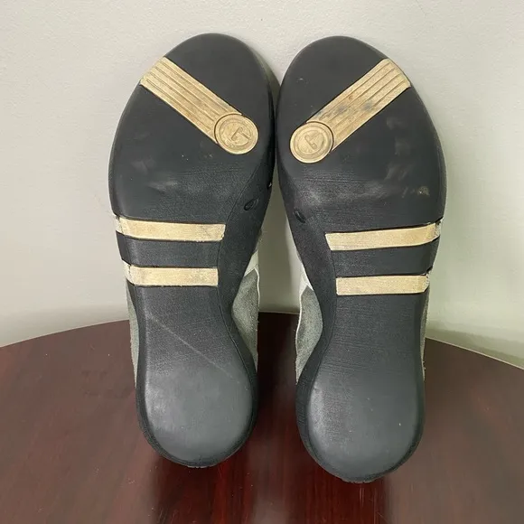 Gola suede leather men’s sneakers shoes size 13 black and white