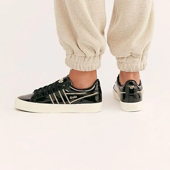 Gola X Free People Patent Leather Low-Top Sneakers