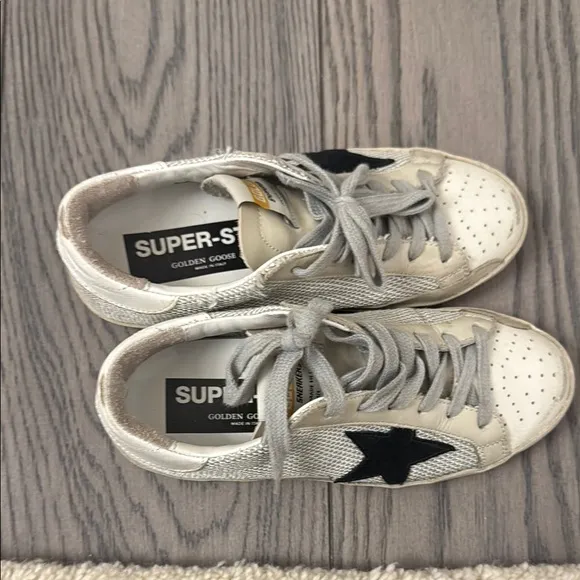 Golden Goose Black Star Shoes