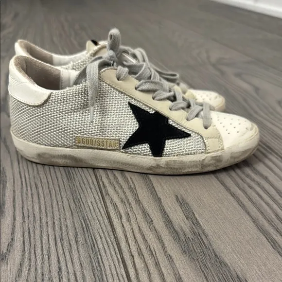 Golden Goose Black Star Shoes