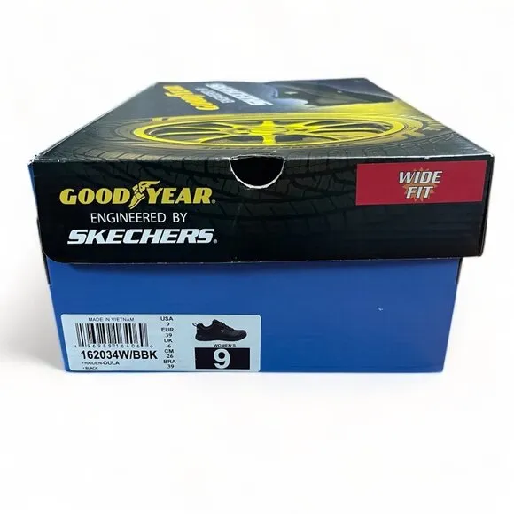 Goodyear Engineered by Skechers Women S Oula Slip Resistant Shoes, Size 9, New