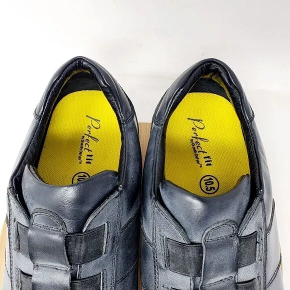 Gravity Defyer Shoes Mens 10.5 Raddley Slip On Grey Leather Sneaker