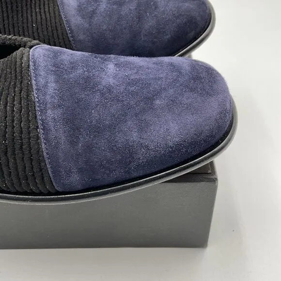 Gray Matters Flats Women's Size 9.5‎ Blue Suede Casual Ballerina Shoes
