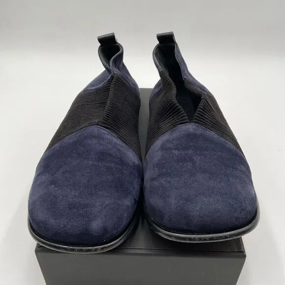 Gray Matters Flats Women's Size 9.5‎ Blue Suede Casual Ballerina Shoes