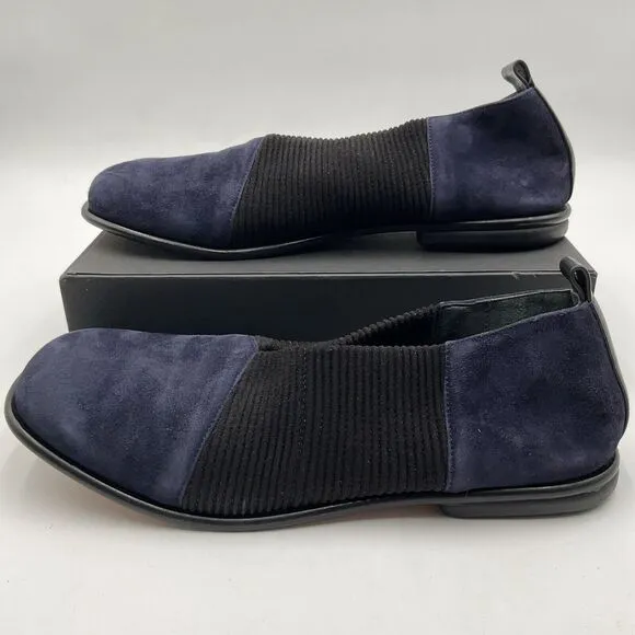 Gray Matters Flats Women's Size 9.5‎ Blue Suede Casual Ballerina Shoes