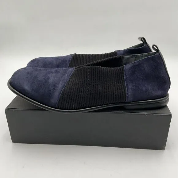 Gray Matters Flats Women's Size 9.5‎ Blue Suede Casual Ballerina Shoes