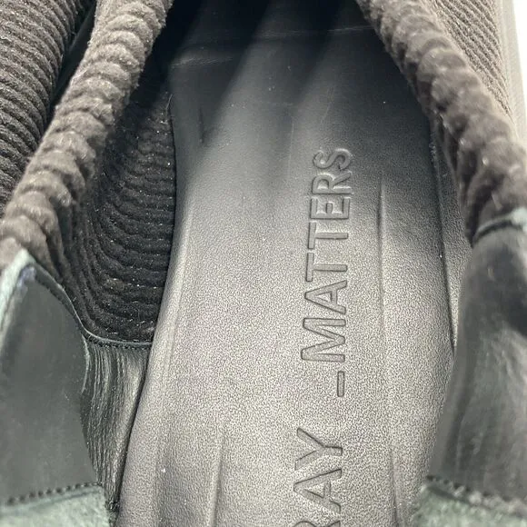 Gray Matters Flats Women's Size 9.5‎ Blue Suede Casual Ballerina Shoes