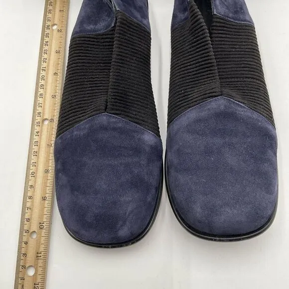 Gray Matters Flats Women's Size 9.5‎ Blue Suede Casual Ballerina Shoes