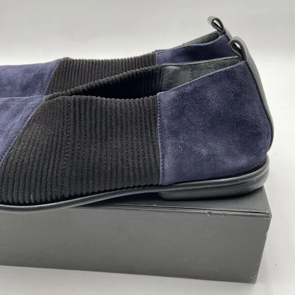 Gray Matters Flats Women's Size 9.5‎ Blue Suede Casual Ballerina Shoes