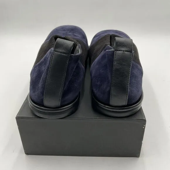 Gray Matters Flats Women's Size 9.5‎ Blue Suede Casual Ballerina Shoes