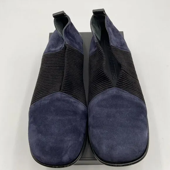 Gray Matters Flats Women's Size 9.5‎ Blue Suede Casual Ballerina Shoes