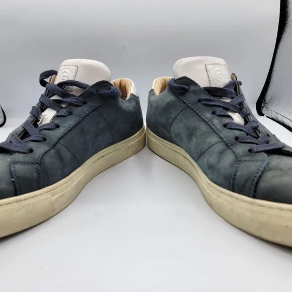 Greats Brooklyn Royale Italy 11 Navy Nubuck Leather Sneaker Casual Oxford Shoes