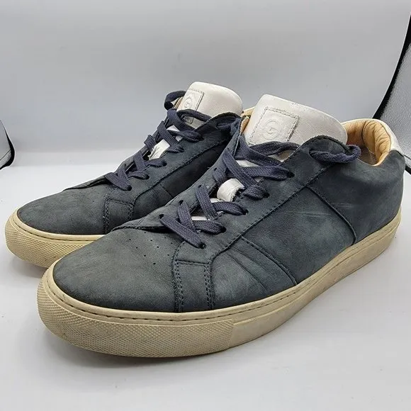 Greats Brooklyn Royale Italy 11 Navy Nubuck Leather Sneaker Casual Oxford Shoes