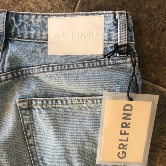 GRLFRND Karolina High Rise Straight Crop in Phoenix NWT