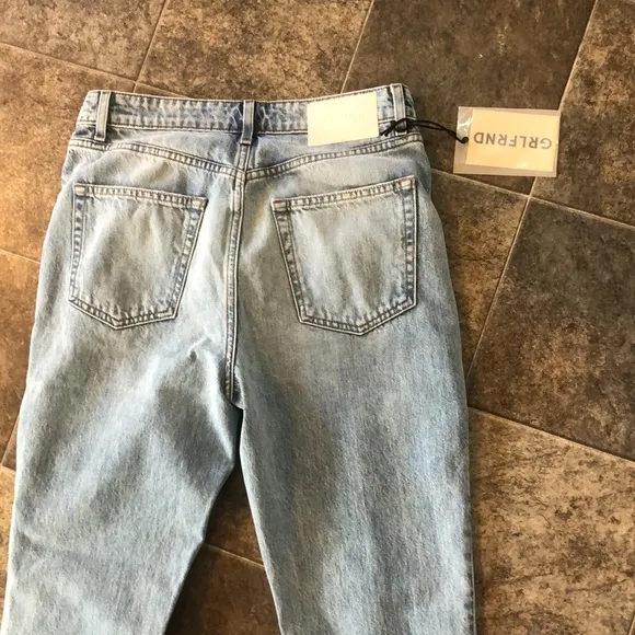 GRLFRND Karolina High Rise Straight Crop in Phoenix NWT