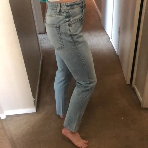 GRLFRND Karolina High Rise Straight Crop in Phoenix NWT