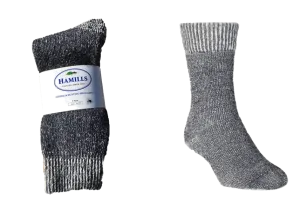 Hamills 3 Pack Socks 75% Merino Wool