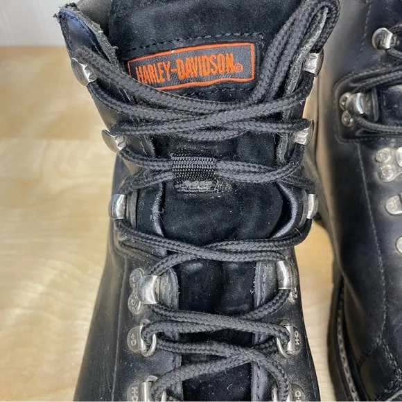 Harley-Davidson Best Seller Dipstick Leather Riding Boots - Black