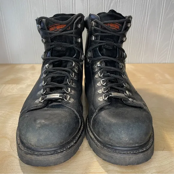 Harley-Davidson Best Seller Dipstick Leather Riding Boots - Black