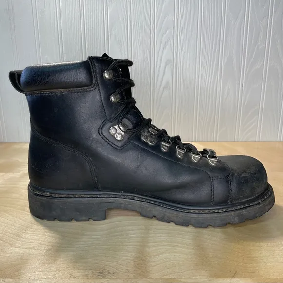 Harley-Davidson Best Seller Dipstick Leather Riding Boots - Black
