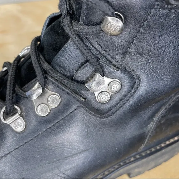 Harley-Davidson Best Seller Dipstick Leather Riding Boots - Black