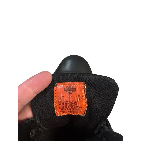 Harley Davidson Grimes‎ Black Flash Motorcyle Boots