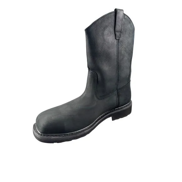 HARLEY-DAVIDSON Mens Altman Western Classic Work Boots Waterproof Black Sz 11 M