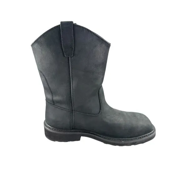 HARLEY-DAVIDSON Mens Altman Western Classic Work Boots Waterproof Black Sz 11 M