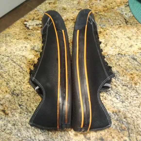 Harley-Davidson Men’s D93197 Biker Motorcycle Casual Shoes Black Orange Size 12