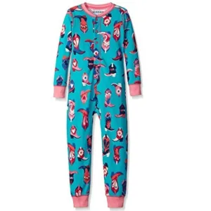 Hatley Girl's Pajama Union Suit Size 10 Western Cowboy Boots
