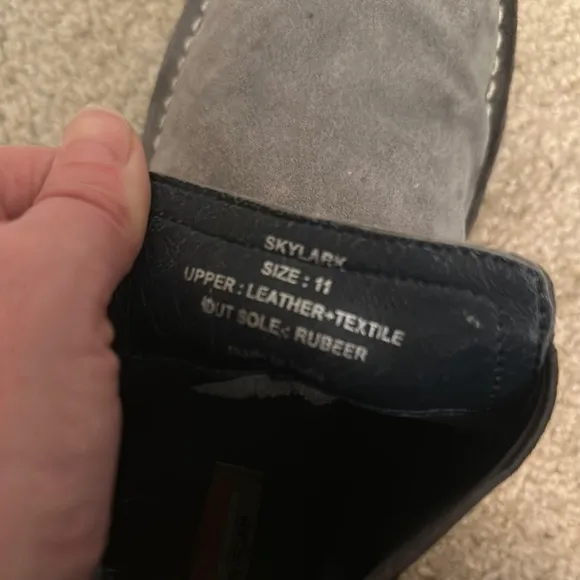 Hawke &amp; Co Men Boots Size 11 Grey Leather Suede Memory Foam Skylark Shoes