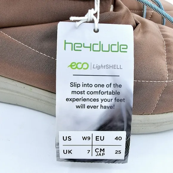 Hey Dude Eco LightShell SoftShell Boots in Antique Rose NWT