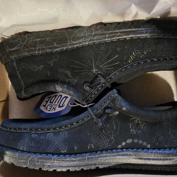Hey Dude Men's Black Casual Shoes