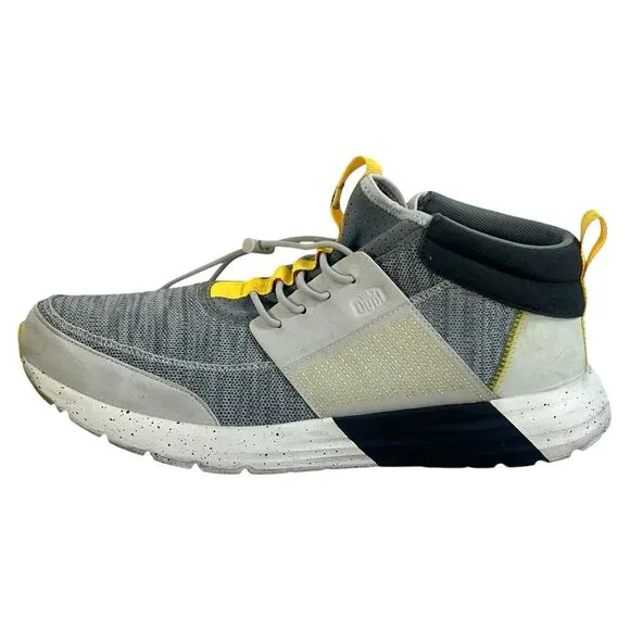 Hey Dude Sirocco Dual Knit‎ Heather Grey Tan  Slip On Shoes Size 12.5 M