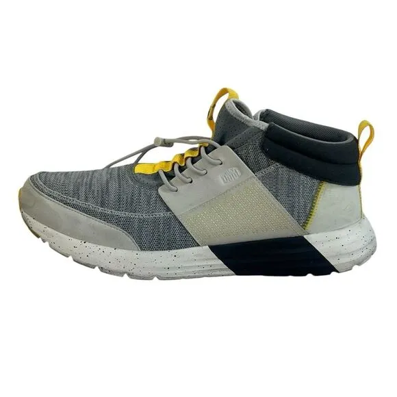 Hey Dude Sirocco Dual Knit‎ Heather Grey Tan  Slip On Shoes Size 12.5 M