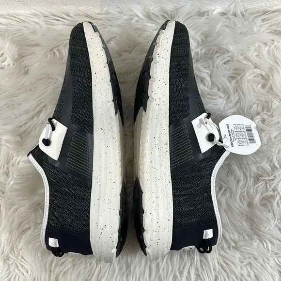 HEY DUDE Sirocco Sport Mode Slip-On Black &amp; White Sneakers Size 13 NEW