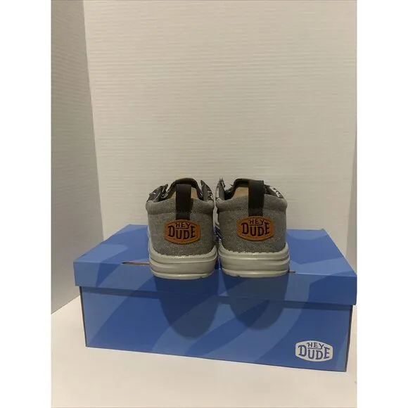 Hey Dude Wally Funk Hunt Camo Men's Casual Shoes Grey Size 9