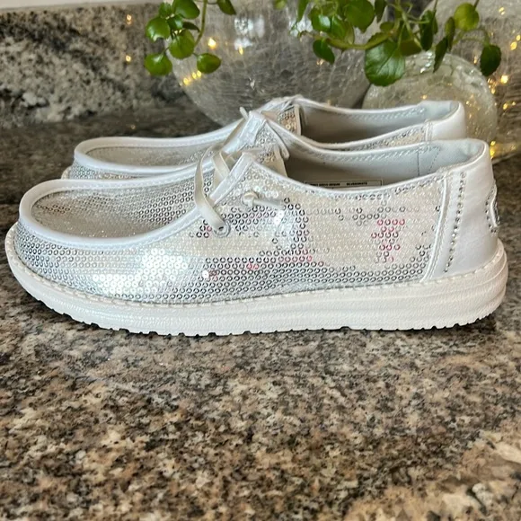 Hey Dude Wendy Disco Sequin Shoes